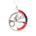 In the Womb, Wire Abstract Pendant- Pregnancy, Birth, Midwife, Doula, Mother, Baby, Fetus