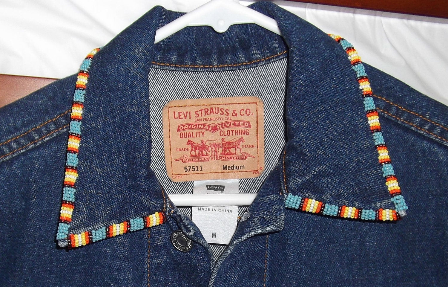Levi's Jacket  Beaded size M