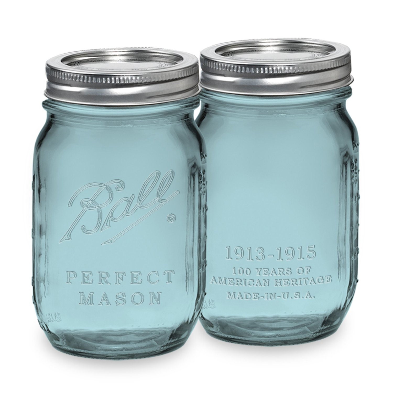 Vintage Blue Mason Jars Set of 6 Il_170x135