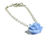 Something Blue Bracelet, Sterling Silver, Blue Charm Bracelet, Mothers Day Gift, Birthday Gift, Blue Bridesmaid Bracelet, Bridesmaid Gift