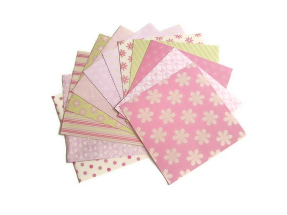 Patterned paper for scrapbooking or card making 6"x6" pack of 36 sheets.