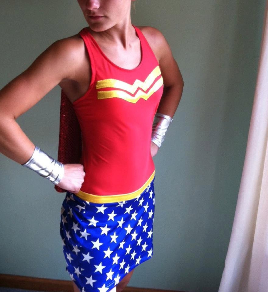 Reserved listing for beckyf2113 Wonder Woman inspired Running Costume