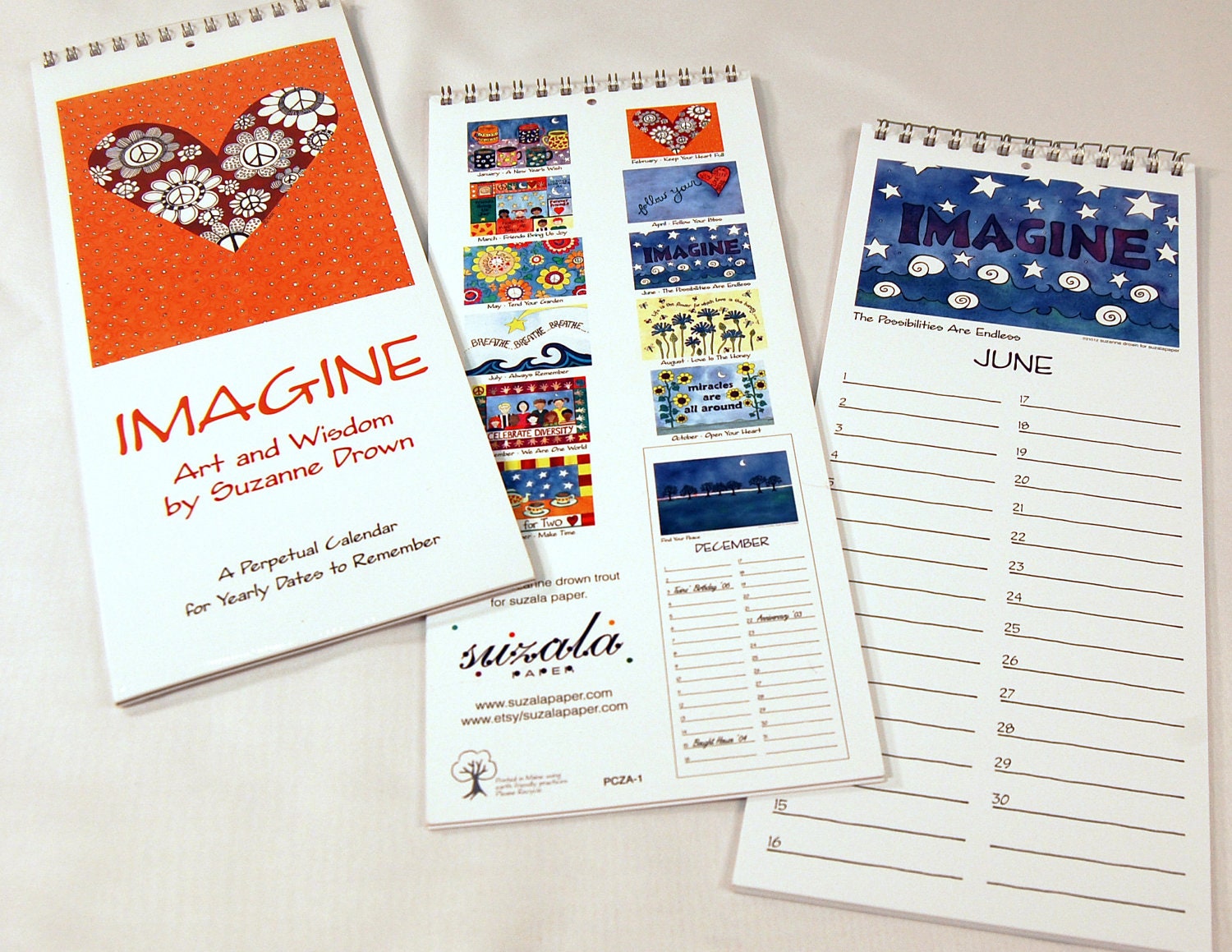Imagine: Art & Wisdom Perpetual Calendar by Suzanne Drown