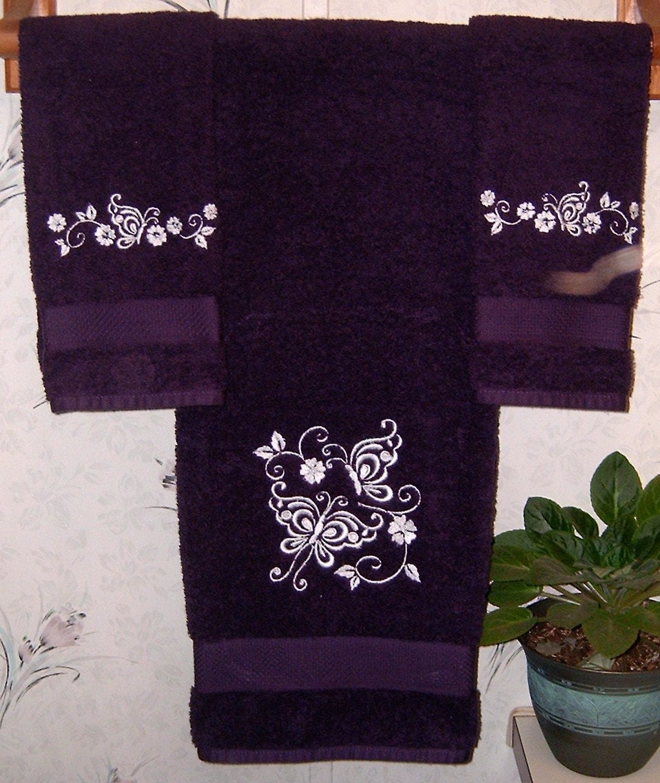 Butterflies on Purple