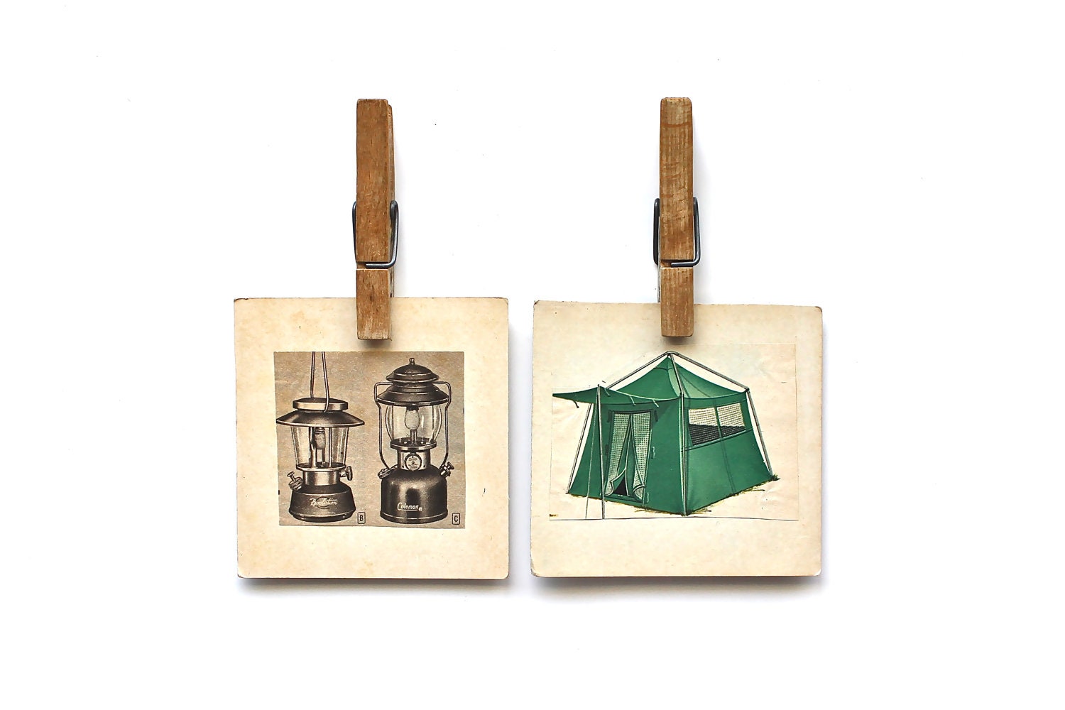 Head Outdoors - 5x7 Print Vintage Tent, Vintage Coleman Camping Fine Art Photograph - For Him