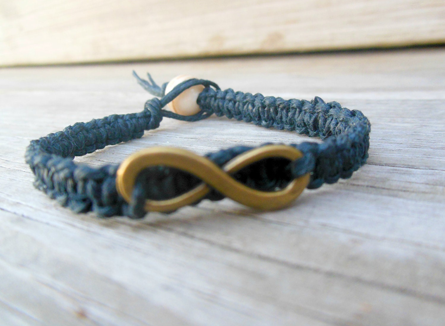 Infinity Bracelet Hemp Made To Order