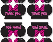 Minnie Mouse Thank You Favor Bag tent signs- Customized Digital File Il_170x135
