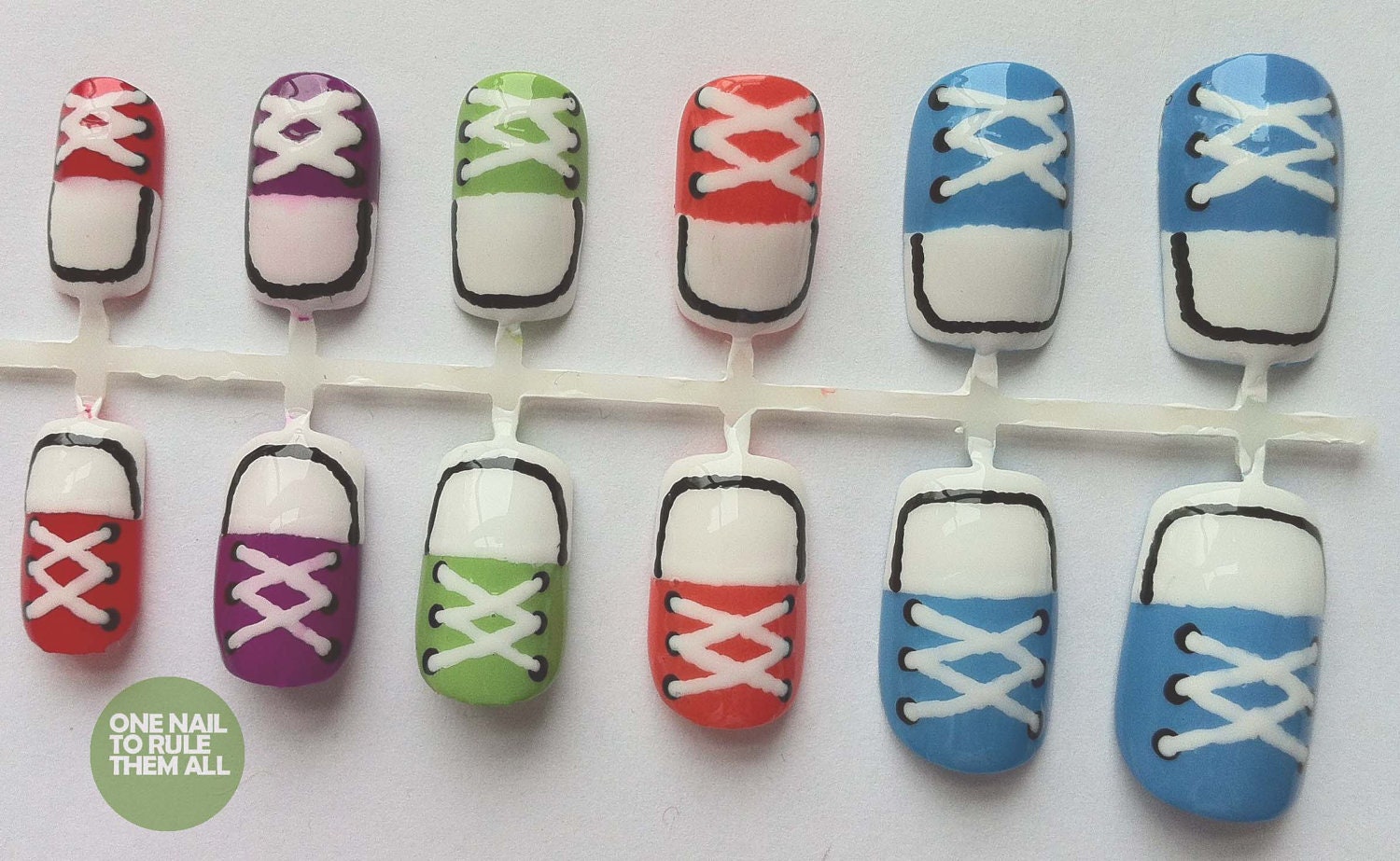 Converse False Nail Art Set