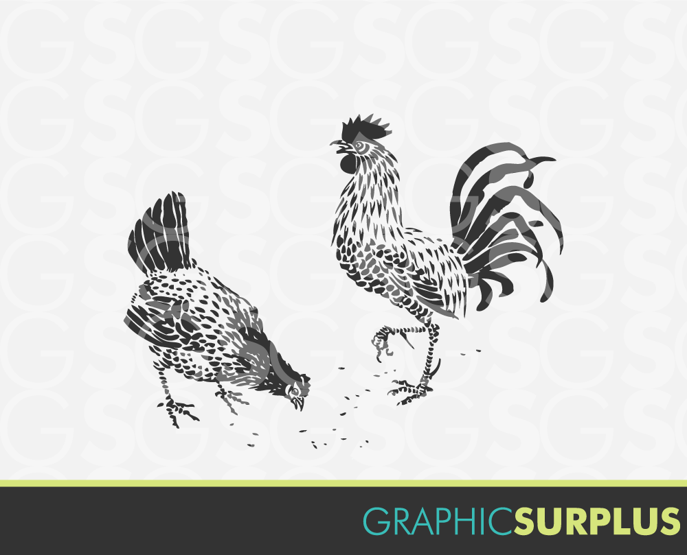 Chicken Line Art