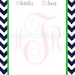 Printable Custom Chevron Notes - "A note from the mom of..." Personalized Printable Digital File - 3.5" x 5" Note Size - Back to School