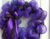 Halloween Mesh Wreath - SALE