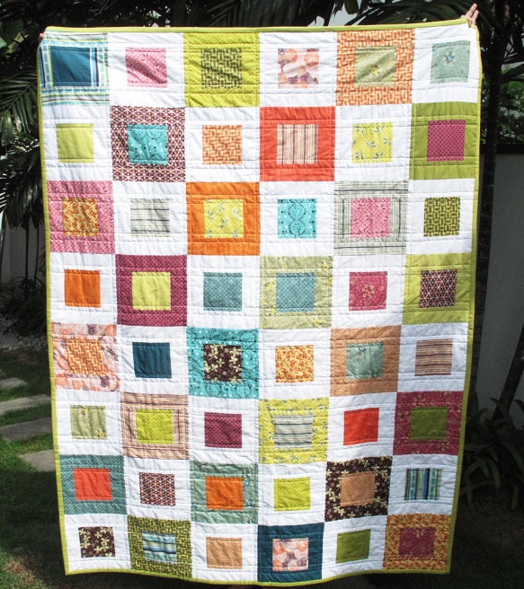 Colourful Patchwork Quilt