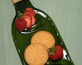 Flat Wine Bottle - Slumped Bottle - Platter