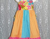 Boutique Girls Dress - POLKA DOT PARADISE -  size 3T
