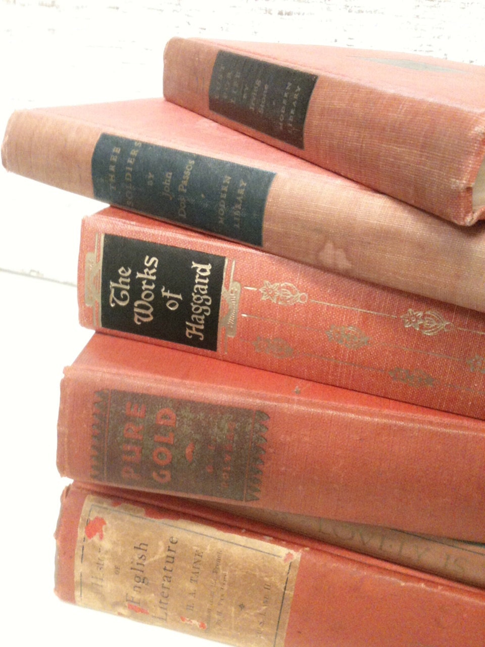 Wedding Decor,Gift,Red Wedding,French Country Home,Home Staging,Instant Collection,Old Books,Interior Design