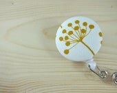 Badge Ree Retractablel ID Badge Holder Lanyard - Dandelion