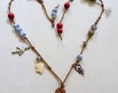 lucid dream  -  modern woodland charm necklace