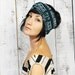 Giza Turban - Peacock - Earwarmer Turban Headband Scarf - Modern Hand Printed Jersey by Bark Decor