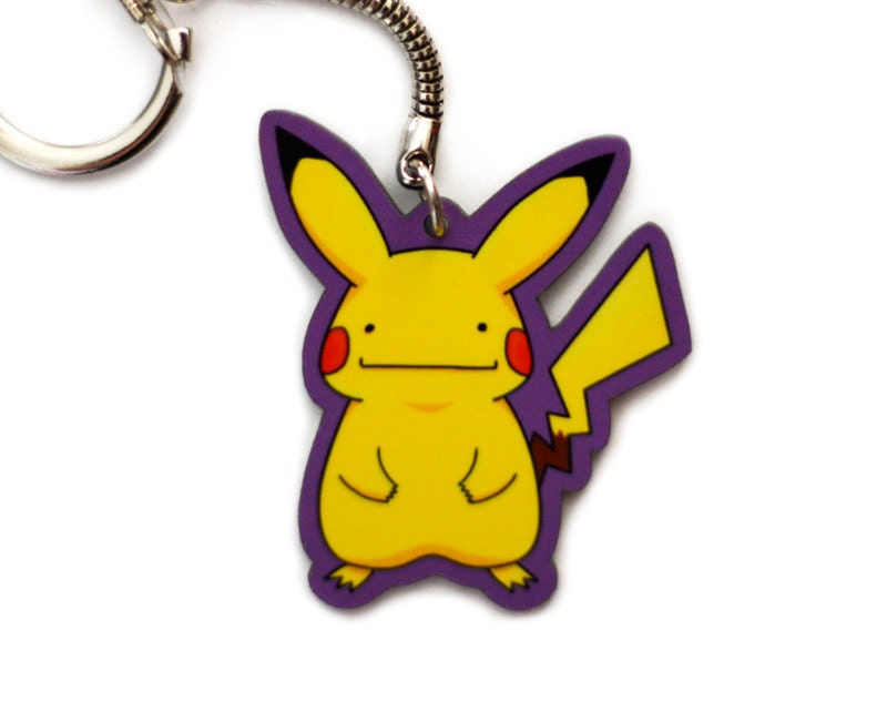 Derpachu Key Chain Charm - Dittochu Derp Meme