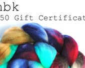 50 Dollar Gift Certificate- NBK