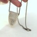 Ancient Skin - Unique textural porcelain pendant.
