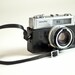 Vintage Minolta Hi-Matic 7S 1960s Rangefinder with base case and strap prop decor 35mm made in japan snapshots amazing photos