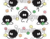 Spirited Away Soot Sprite Stickers (Set of 20)