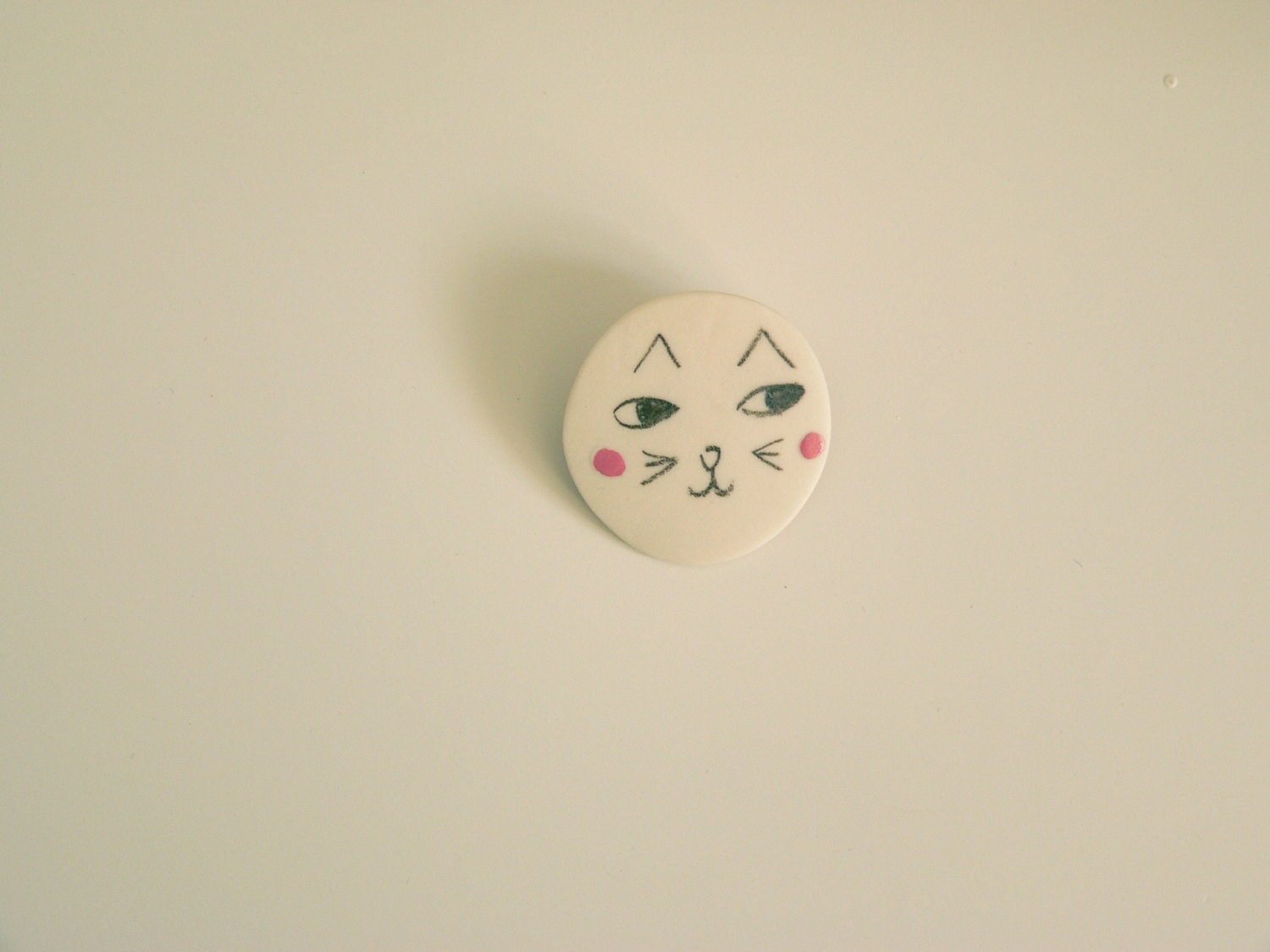 handmade porcelain brooch
