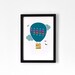 Hot ballon . A4 Print