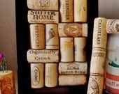 Framed Corkboard / Wine Cork Decor