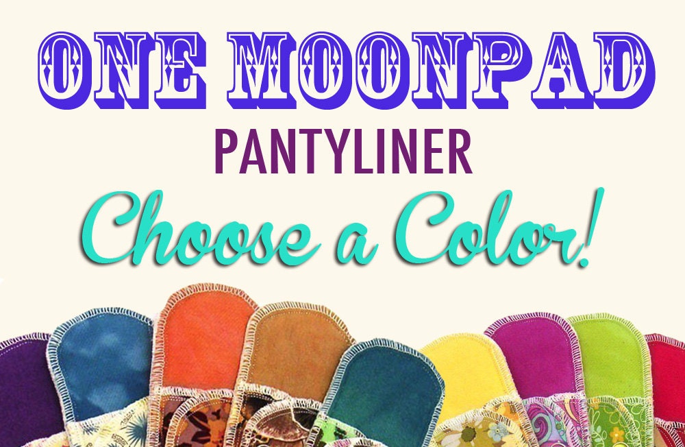 Pantyliner Moonpads Organic Cloth Pads - Choose a Color