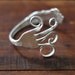 Fork Bracelet Antique WM Rogers and Son AA Pattern