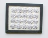 YoYo Quilt Framed
