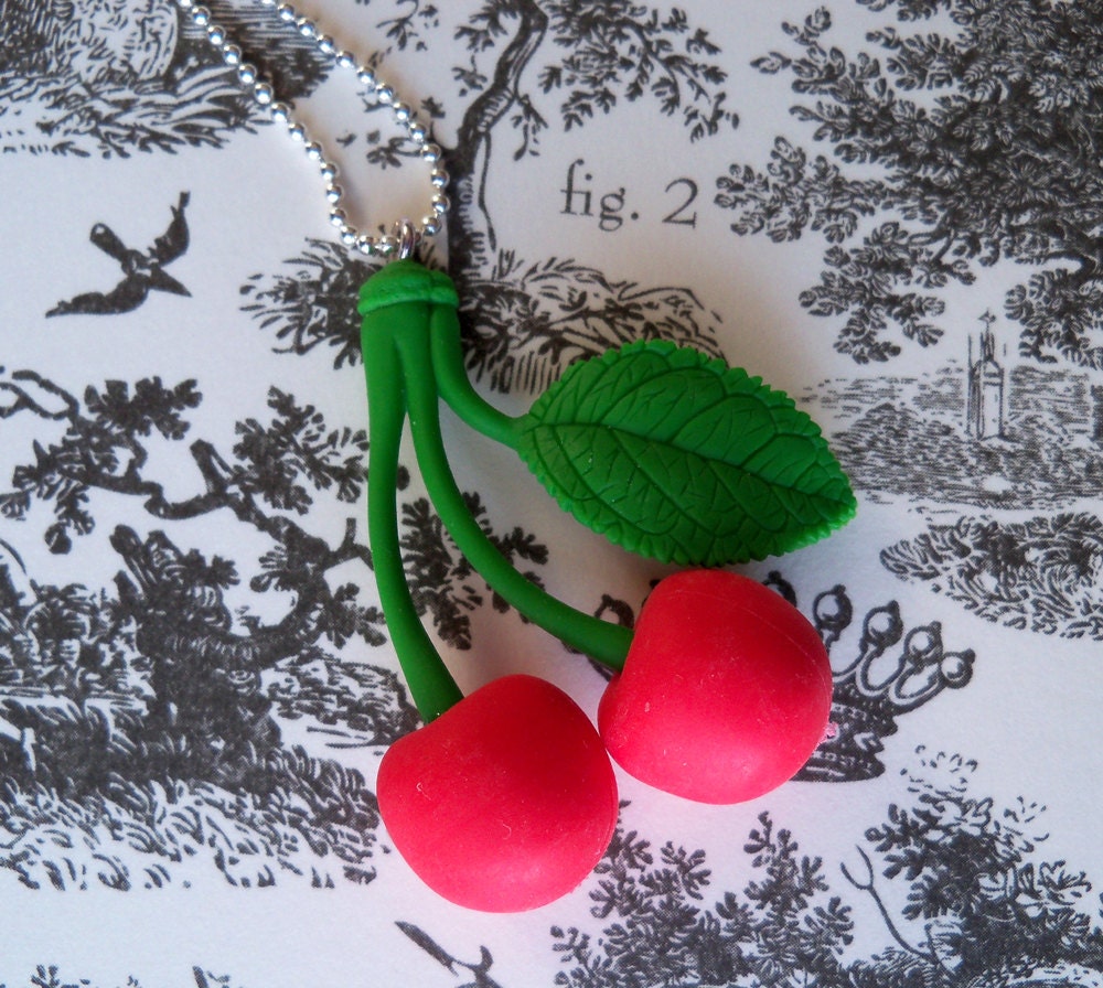 SALE Very Cherry Necklace