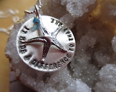 The Starfish Story Hand Stamped Adoption Symbol Necklace