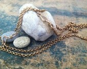 24 inch Vintage-style Bronze Rolo Chain with my handmade clasp