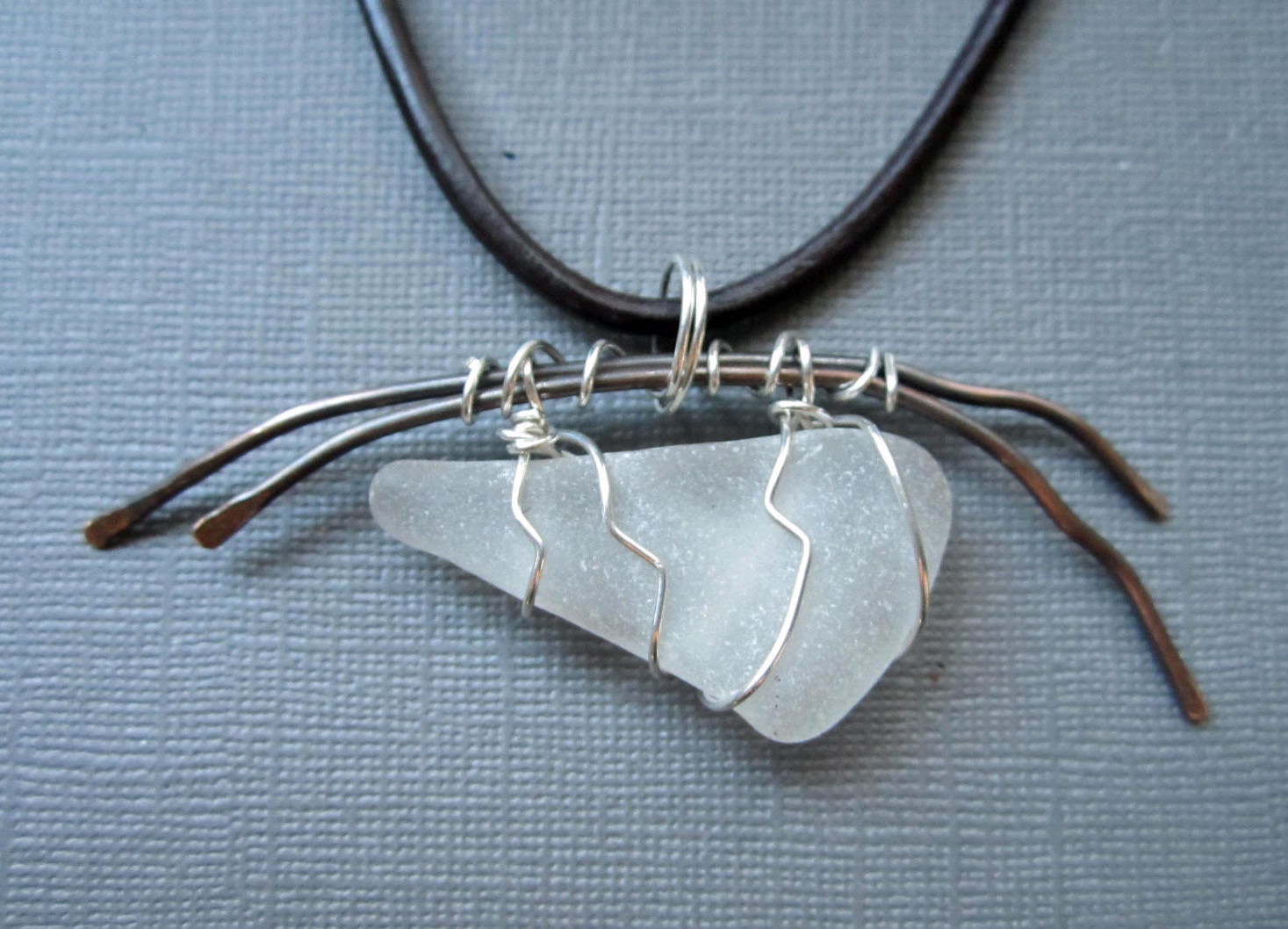 New Jersey Sea Glass Necklace- Rebuild the Shore