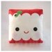 Decorative Pillow, Mini Pillow, Kawaii Print, Toy Pillow - Yummy Apple