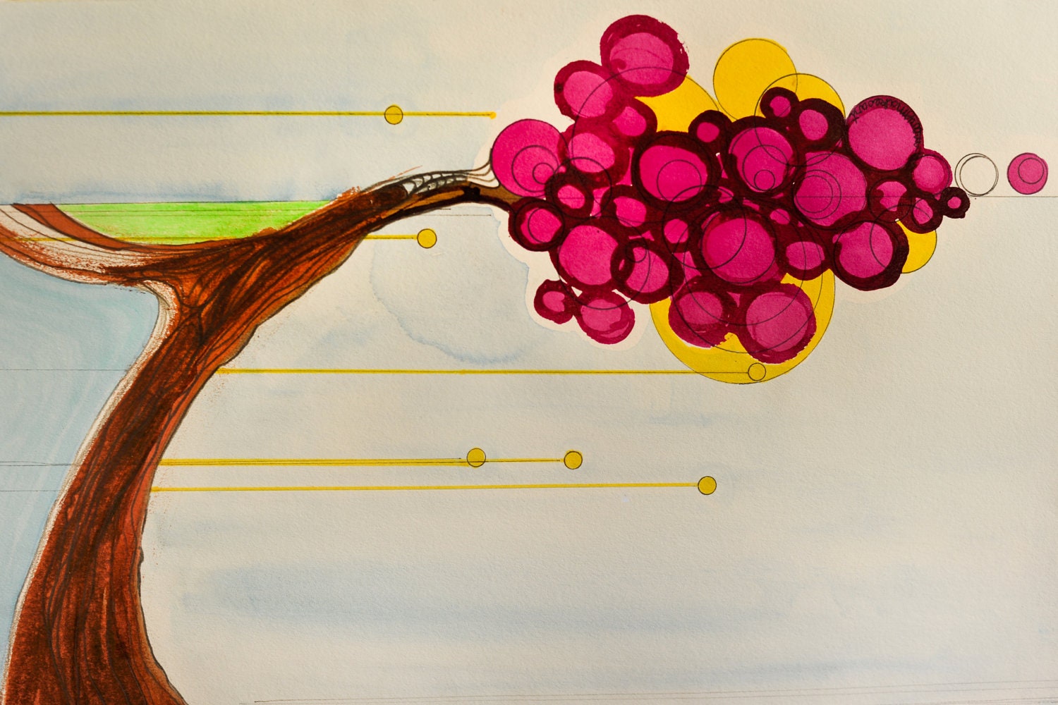 vinelife grapes print