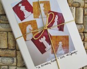Set of 5 - A Friendly Game Blank Greeting Cards