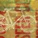 Cycles per Second Print 12 in x 12 in Bicycle Art Print - Man Cave Art - Wall Art for Men for Dad - Gift for Husband