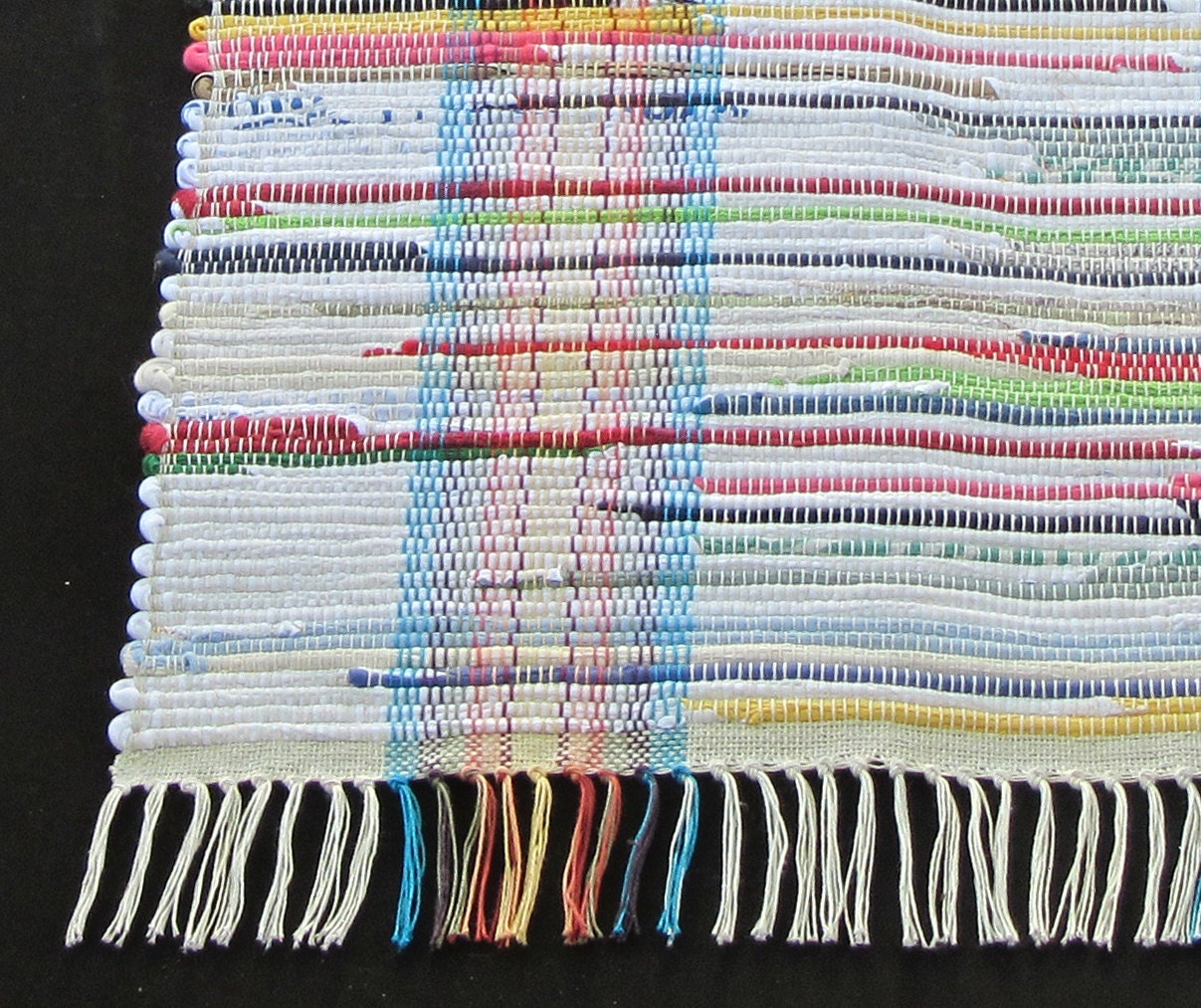 Rag Rug  Kindergarten Roundup "Patrick" Hit or Miss pattern