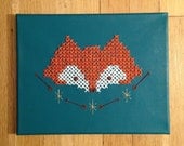 Cross Stitch Fox Head