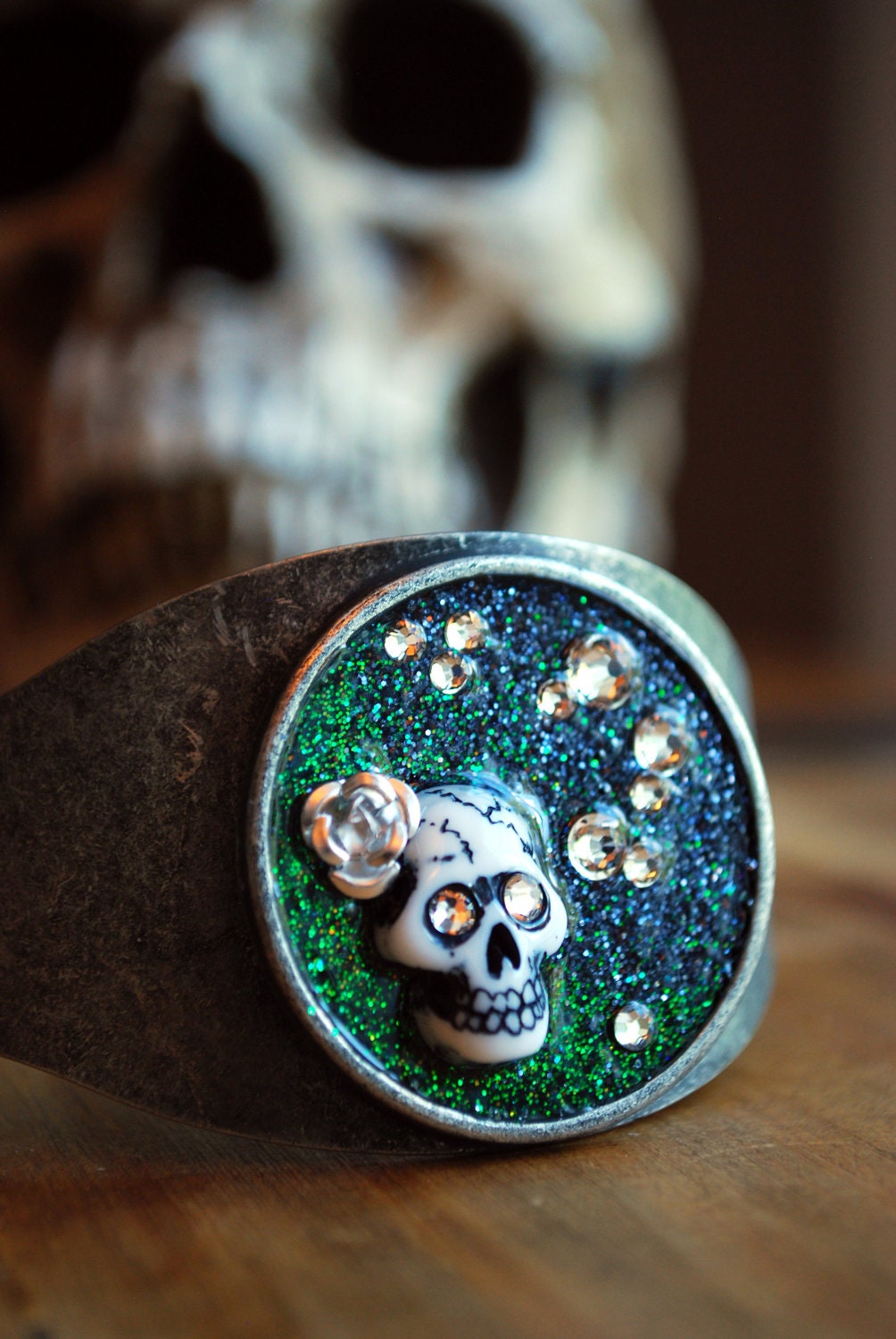 La Calavera Catrina Cuff Bracelet