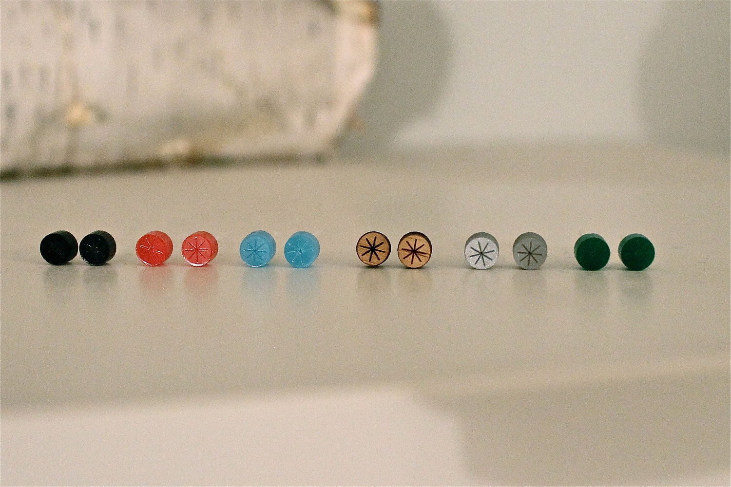 Starburst Studs - 6 pairs