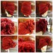 Crochet Hat Women Hat -  LAUREN Cloche Hat in Autumn Red with Flower - Womens Crochet Cloche Hat - Crochet Womens Hat - Custom Order