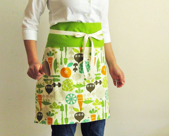 Vegetable garden reversible apron