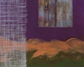 Ghost Dance - small original abstract collage