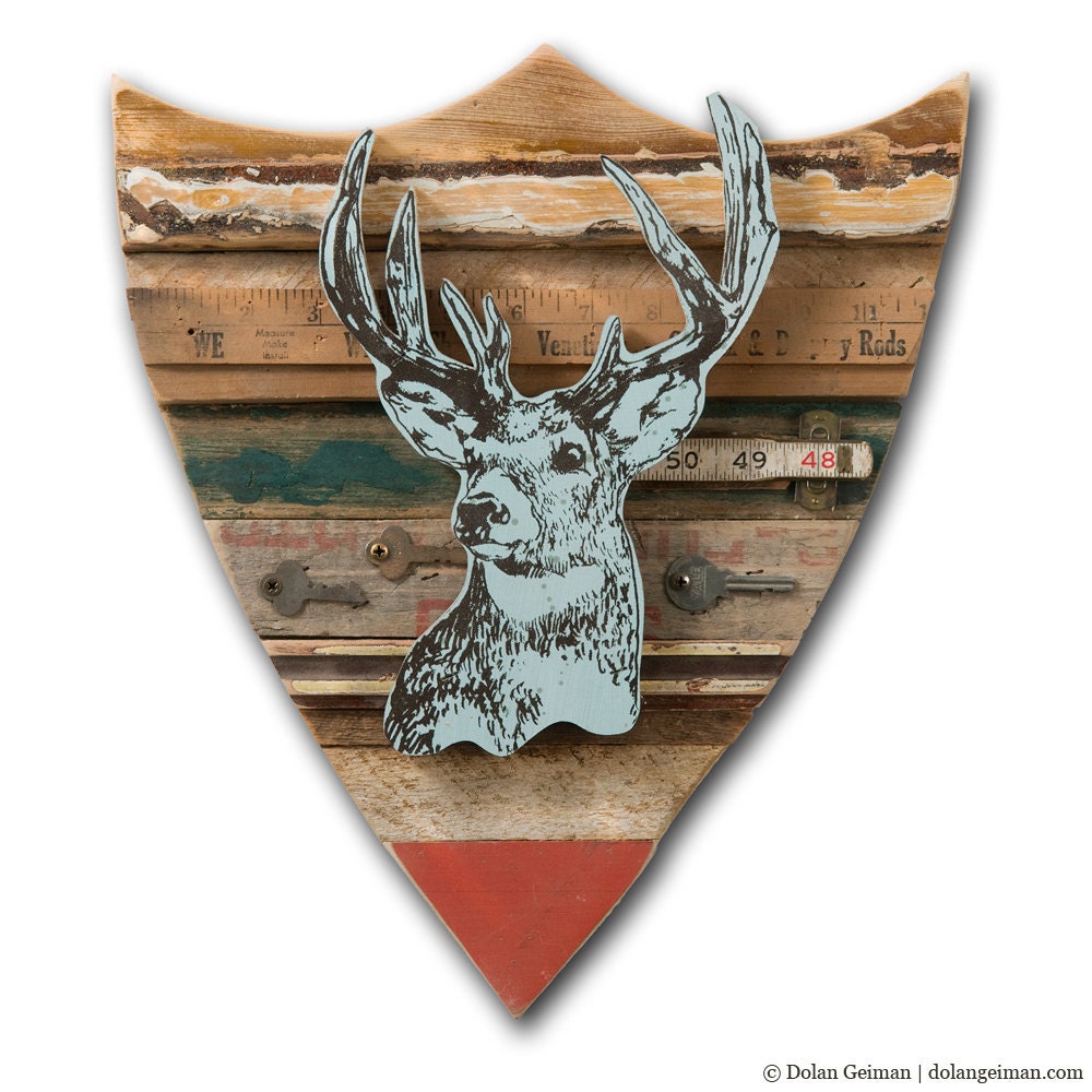 Deer Wall Sculpture, Trophy Deer Collection, Faux Taxidermy, Made to Order