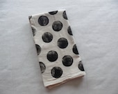 Black Dots Tea Towel